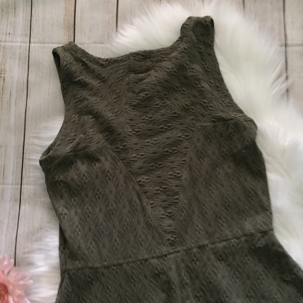 Athleta | Military Green Skater Dress - Picture 5 of 7